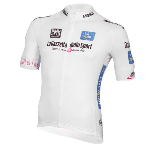 2016 Giro D’Italie Blanc Maillot Cyclisme Manche Courte