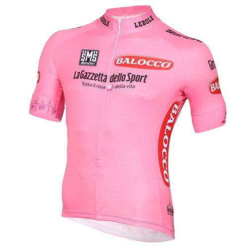 2016 Giro D’Italie Rose Maillot Cyclisme Manche Courte