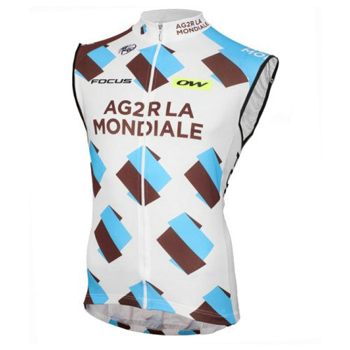 2017 Equipe Ag2r Maillot Sans Manches