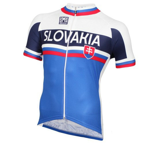 Maillot Cyclisme Manche Courte Slovaquie Equipe 2016