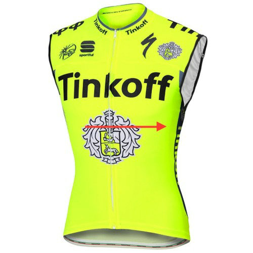 2017 Tinkoff Race Equipe Maillot Sans Manches