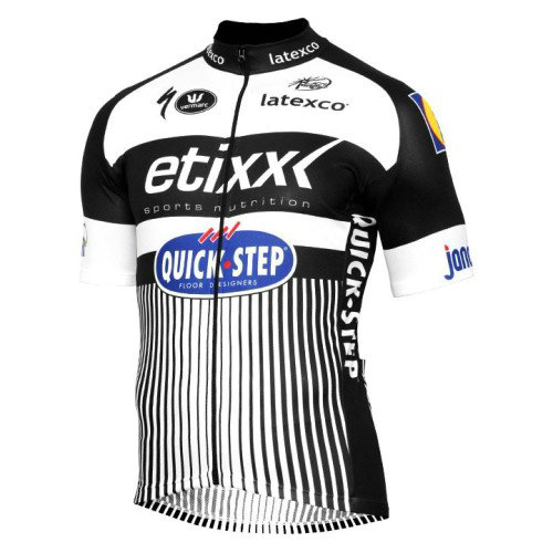 Maillot Cyclisme Manche Courte Etixx-Quick Step TDF Edition Blanc 2017
