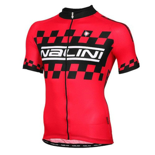 Maillot Cyclisme Manche Courte Nalini Rouge Racing-Flag 2016