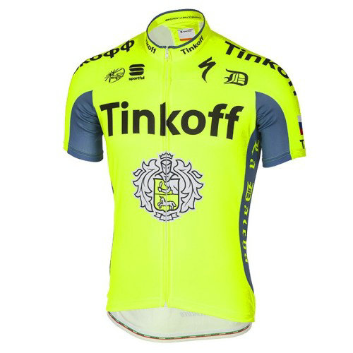 Maillot Cyclisme Manche Courte Tinkoff Equipe TDF Edition 2017