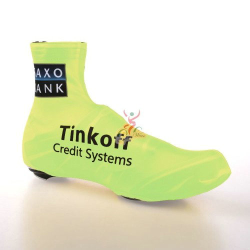Couvre-Chaussures Tinkoff Saxo Bank Vert clair 2