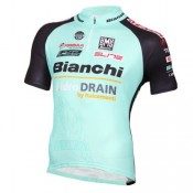 2016 Bianchi Active-TX Vert clair Maillot Cyclisme Manche Courte Magasin De Sortie