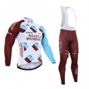 AG2R LA MONDIALE equipacion ciclismo maillot + culotte largo blanco Paris