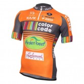 Maillot Cyclisme Manche Courte Color-Code Aquality Orange Protect 206 Commerce De Gros
