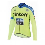 Maillot de Cyclisme Manche Longue TINKOFF SAXO BANK 3 Soldes France