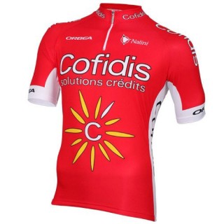 Promotions Maillot Cyclisme Manche Courte Equipe Cofidis 2016